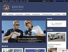 Tablet Screenshot of krioni.com